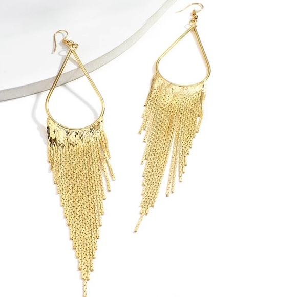 ⚡️Insta long tassel drop earrings - Picture 2 of 6